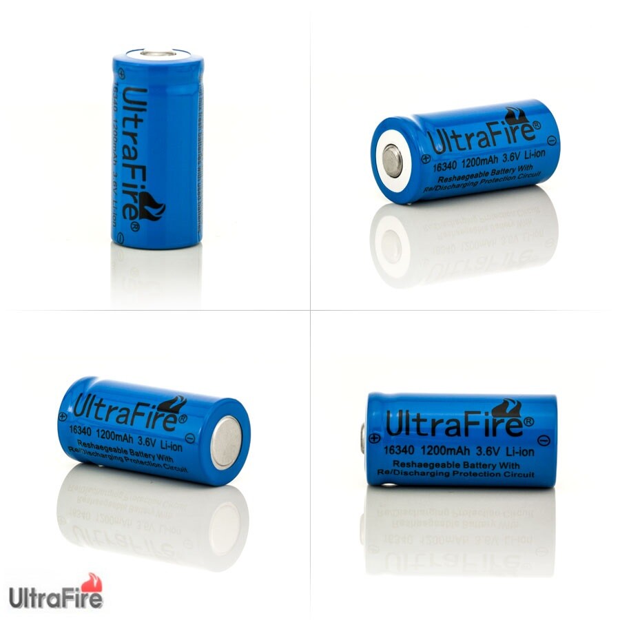 Cr 123a 3v Lithium Battery 100% Original 16340 Battery CR123A 16340 Battery  2... - Grandado Cr123a Rechargeable Batteries