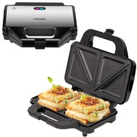Xxl 2Er Sandwichmaker Sandwich Maker Waffeleisen Sandwichtoaster Kontaktgrill