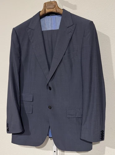 ERMENEGILDO ZEGNA Peak Lapel Mila Fit 44L High Performance 2-Piece Suit