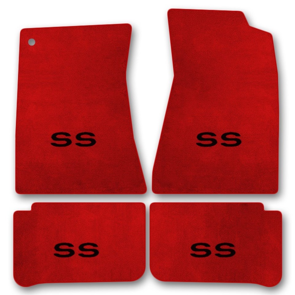 4-Piece Firebird Trans Am Classic Loop Carpet Floor Mats - Choose Your Color & Logo