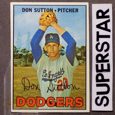 DON SUTTON 1967 Topps #445 Dodgers EX-MT