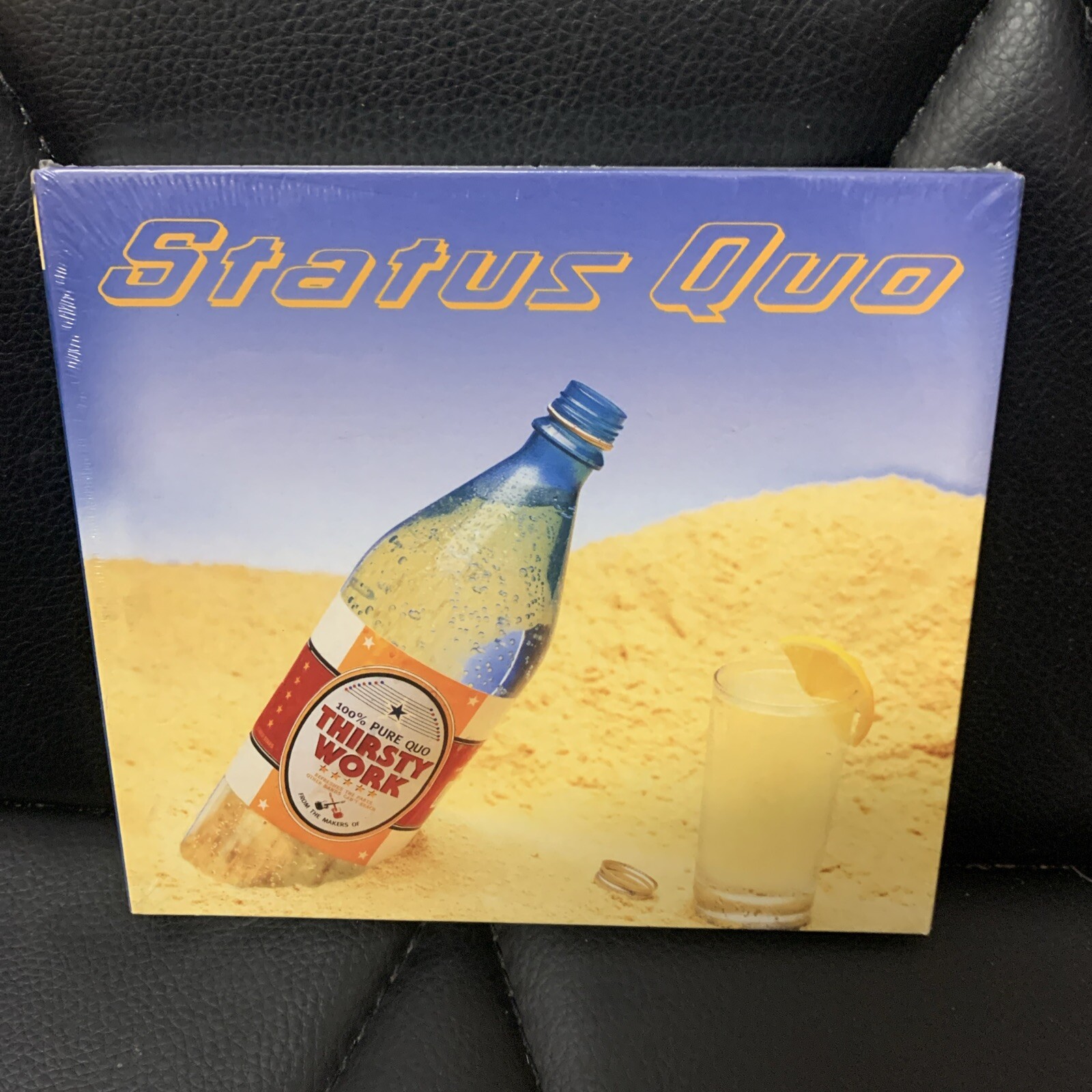 Thirsty Work Deluxe  2cd Status Quo SEALED. Few Marks To Cover .