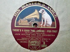 JACK HYLTON - CHOOSE ANY ONE OF NINETEEN HMV B SERIES 78 rpm discs