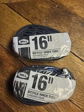 2x New Bell Bicycle Inner Tube 16 Inch x 1.75: -2.25" Standard Valve