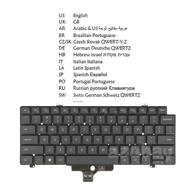 Keyboard For Dell Latitude 7420 7430 7520 7530 5420 5421 5430 5431