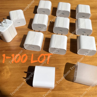 Fast Charger Power Adapter 20W USB-C Type C PD Block Lot For iPhone iPad Android