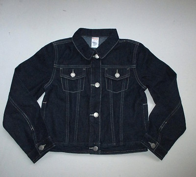 Gymboree Bright Ideas Denim Basic Jean Jacket Spring Girls L 10-12 NEW NWT