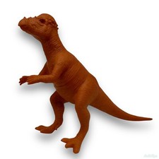 Vintage Pachycephalosaurus - Made in China Dinosaur Figure Orange