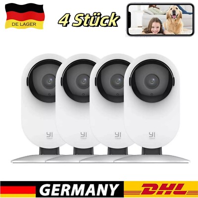YI Überwachungskamera WLAN IP Home Kamera mit Bewegungsmelder Innen 4 Stücke