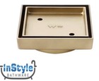 <!--F#f_0-->Brand New- Smart Insert Tile Floor Waste (115x115mm)- BRUSHED GOLD<!--F/-->