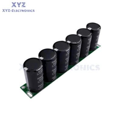 Farad Capacitor 2.7V 500F 6 Pieces/1 Set Super Capacitance Automotive Capacitors