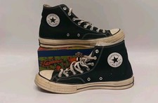 Converse Unisex Chuck 70 Hi 162050C Black White Sneakers Shoes Size M 12 W 14