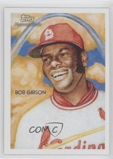 2010 Topps National Chicle Bob Gibson by Jeff Zachowski #216 HOF 08op