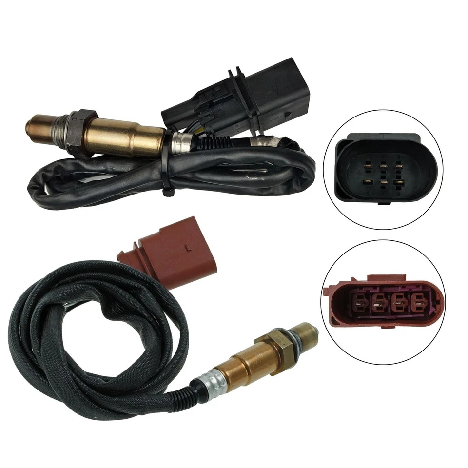 For 2001-2006 VOLKSWAGEN GOLF AUDI A4 TT 1.8L L4 Turbo 2x Up+Down Oxygen Sensors - Imagem 4 de 4