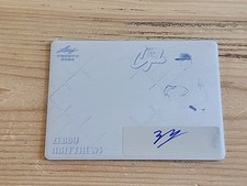 2024 Leaf Baseball Trinity Zebby Matthews Auto Printing Plate 1 of 1 Twins