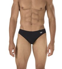 NEW NWT MENS SPEEDO POWER FLEX ECO SOLAR 2" SWIM SWIMMING SUIT DIVING BRIEF 34 M