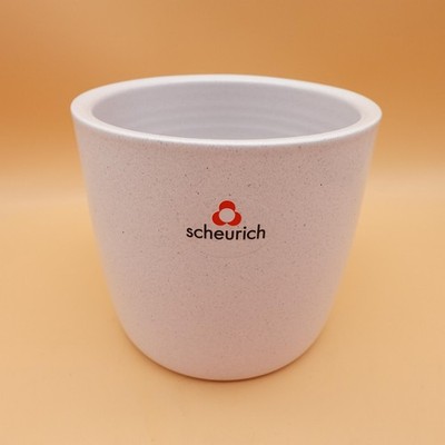 Scheurich White Small Ceramic Flower Pot Planter 900-13 Eco Certified Germany