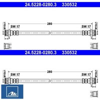 2X Bremsschlauch ATE 24.5228-0280.3 2 BremsschläUche Rechts Links Hinten