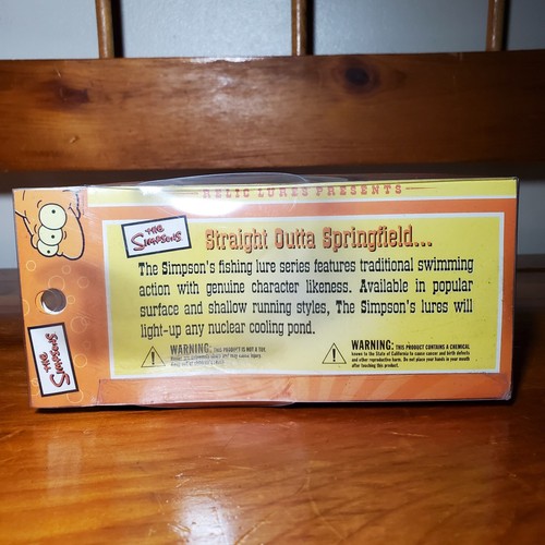 2002 The Simpsons Bart Simpson Novelty Fishing Lure Kamp Krusty Relic Lures READ - Photo 3 sur 7