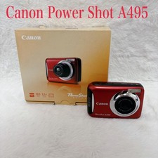 Canon Power Shot A495 Compact Digital Camera Tested Working Seller Japan