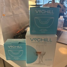 VoCHILL Elevated Effortless Wine Chilling Steamed Wine Chiller stone  Set Of 3