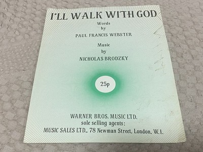 SMF40 Notenheft - I'LL WALK WITH GOD : Nicholas Brodzky