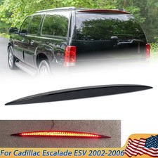 For 02-06 Cadillac Escalade 3rd Third Brake Light Black Lens Red Lamp 15044516