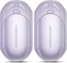 AI Hand Warmers Rechargeable 2 Pack, Smart Chips Electric Purple 