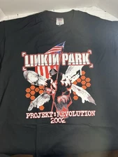 Linkin Park Vintage Concert Shirt Cypress Hill 2002 Sz XL New Without Tags Rare