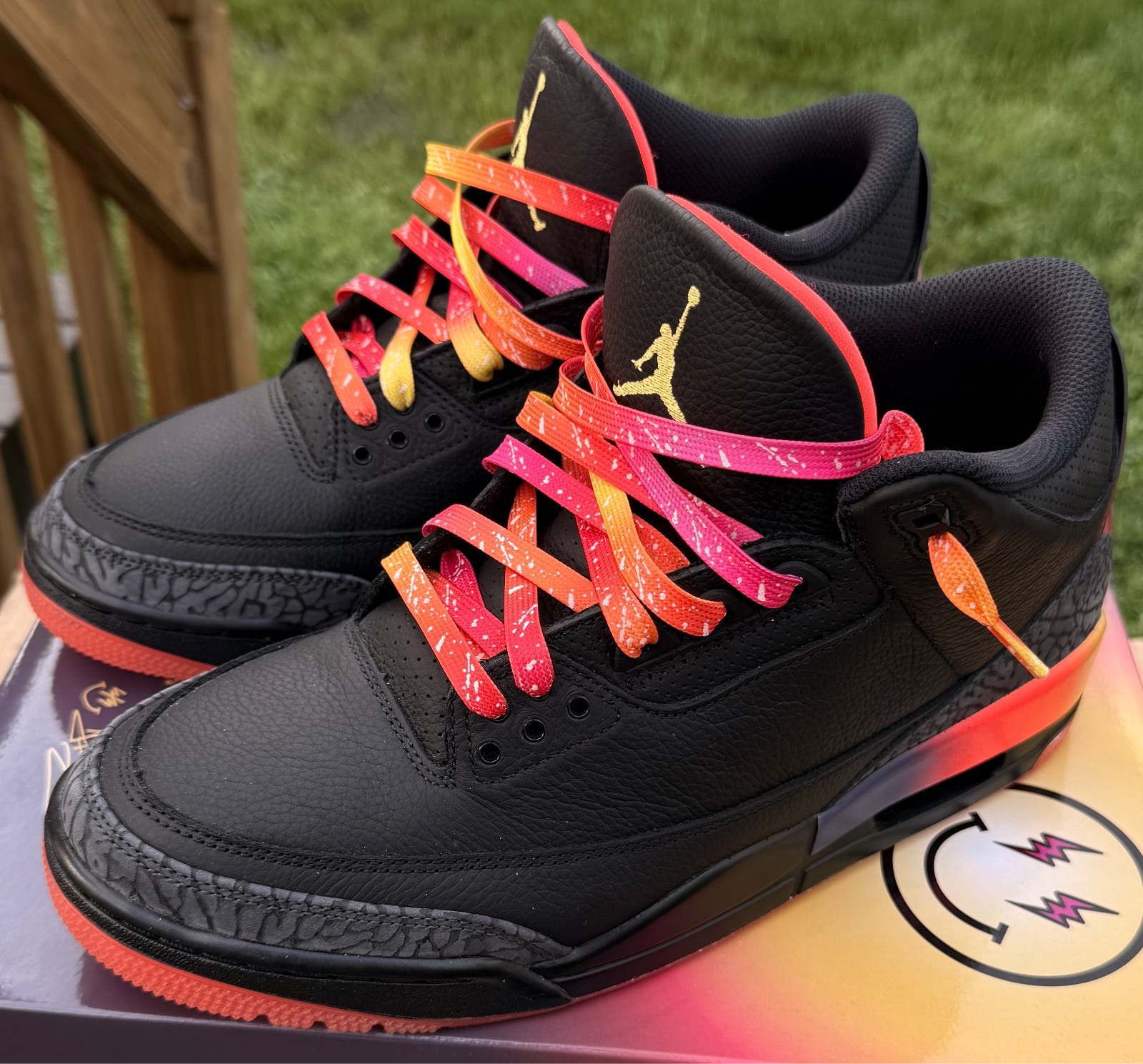 Size 10 - J. Balvin x Air Jordan 3 Retro Rio image 7