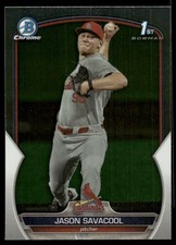 2023 Bowman Draft #BDC-200 Jason Savacool Chrome St. Louis Cardinals