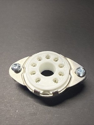 OCTAL  socket 8 PINS  with bolts and nuts for 6V6GT 6X5GT 6SK7-bottom mounted