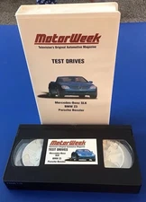 1998 MotorWeek Test Drive Video Tape MB SLK, BMW Z3, Porsche Boxster VHS