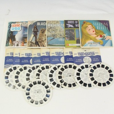 View Master Reels Lot of 33 Full sets 5 Partial set 3 & Single Reels 11
