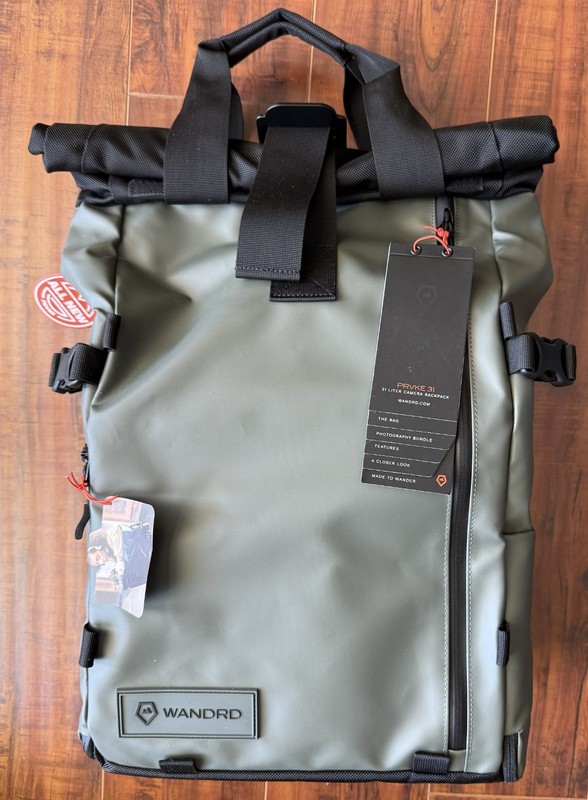 Wandrd PRVKE 31L Wasatch Green New Tech Bags M & L Photography Bundle Backpack