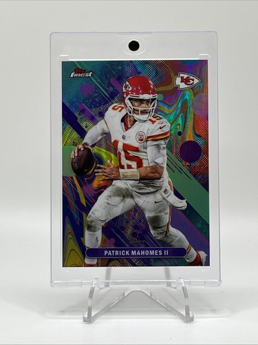 2025 Topps Finest Patrick Mahomes II Oil Spill Refractor #58
