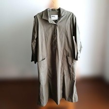 MHL Margaret Howell Green Plaid Cotton Shirt Dress Used