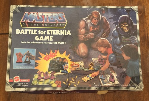 Masters of the Universe Battle for Eternia Spiel Mattel 1985 fast vollständig