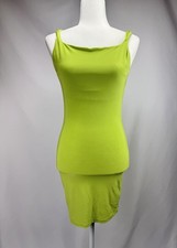 NWOT Forever 21 Lime Green Bodycon Mini Dress Size M Summer Party Cocktail