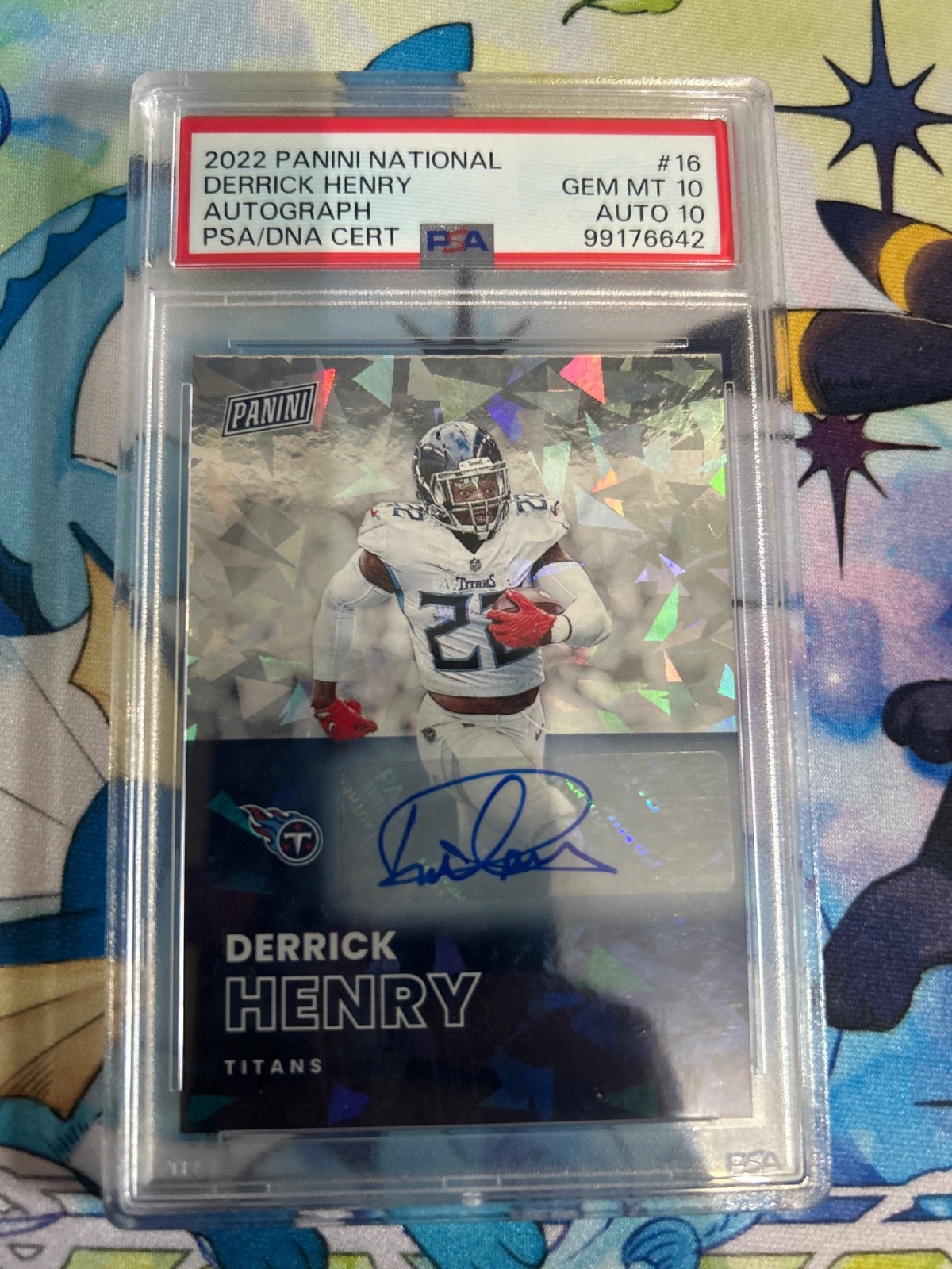 2022 panini national derrick henry autograph /5 PSA 10!