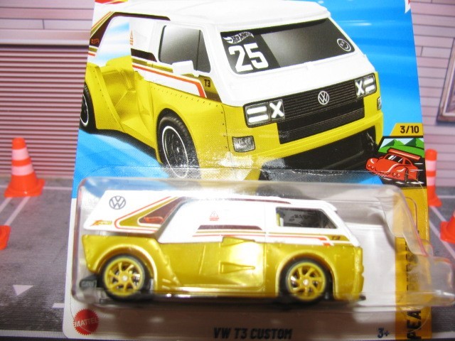 2025 Hot Wheels VW T3 Custom - PICK ONE, w/Real Rider Wheel Swap