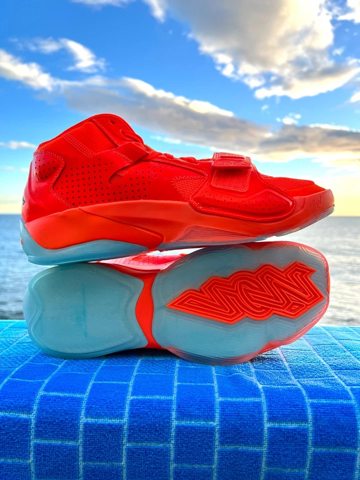 Size 11M - Air Jordan Zion 2 Hyper Crimson New with Box No Lid (DX5423-841) - Image 4 of 4