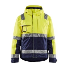Blaklader Hi-Vis Winterjacke 4870 Reflektorband abnehmbare Kapuze W&auml;rme