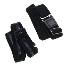 2 Pcs Shirt Stays Adjustable Elastic Non-slip Clip Belt for Women