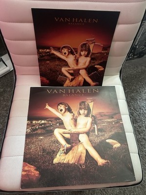 Van Halen Balance Promo Displays Autographed By Alex Van Halen