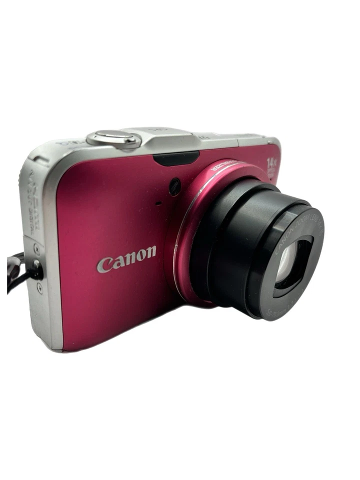Canon PowerShot SX230 HS 12.1MP Digitalkamera mit 14x optischem Zoom getestet pink