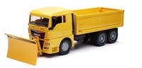 Newray, Man Tgx 6X4 Schneepflug Gelb, 1/18, NEW17346