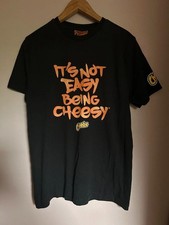Cheetos official tee shirt size M Not Easy Being Cheesy’ Crisps brand slogan