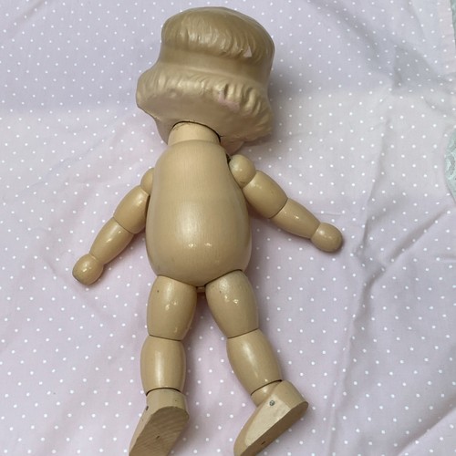 COMPOSITION & WOOD JOS. KALLUS 10 IN. MARGIE DOLL 1929 - Picture 6 of 17