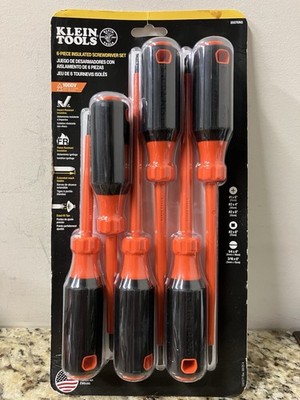 Klein Tools 85076INS | Screwdriver Set | 1000V Insulated | 6-Piece